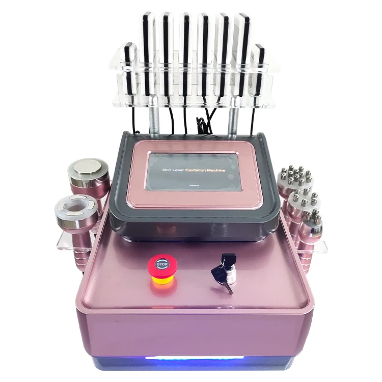 

2022 Professional 40k Ultrasonic S-shape 6-1 Cavitation Machine/ Rf Cavitation