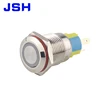 16mm metal button switch self-reset ring lights computer modification car one-key start point waterproof