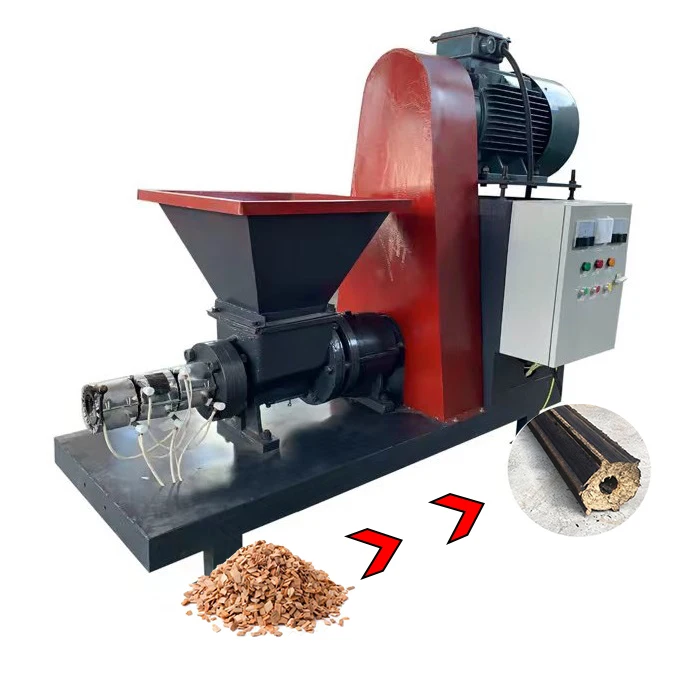 

Rice Husk Agricultural waste Biomass screw Waste wood Briquetting Machine peanut shell Charcoal Briquette Extruder