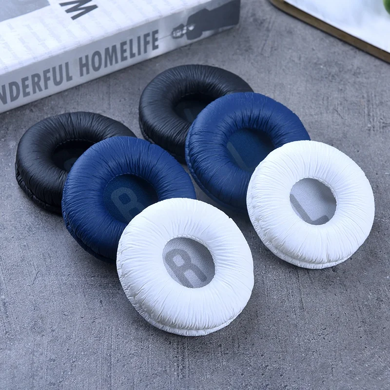 

70mm Leather Headphone Sponge Replacement For JBL Tune600 Earphone Cushion T500BT T450 JR300 Headset Ear Pad, Black/blue/white