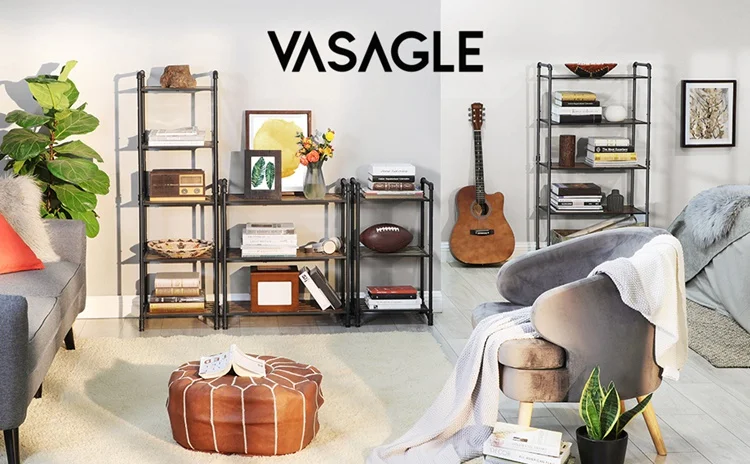 Bookcase Wooden Bookshelves Steel Expandable Bookshelf Stainless With Table
