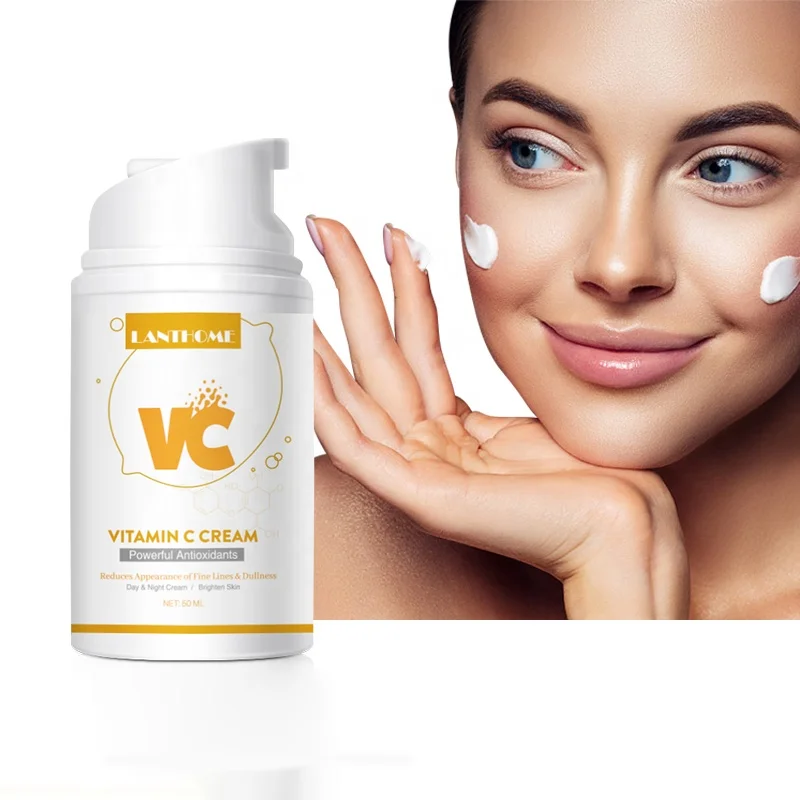 

100% Vitamin C Cream Day And Night Cream Collagen Lighten Melanin Face Moisturizer Anti Acne Face Cream