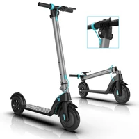 

Adult Electric Scooter with 6.4AH detachable Battery 350W motor e bike 8.5inch kick scooter foldable