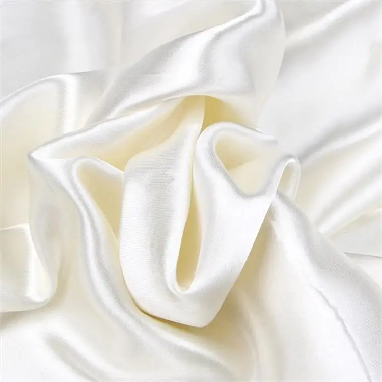 

Wholesale 50d*75D Satin Woven 97%Polyester 3%Spandex Underwear Soft Shiny Imitation Silk Fabric for Dress Pajamas