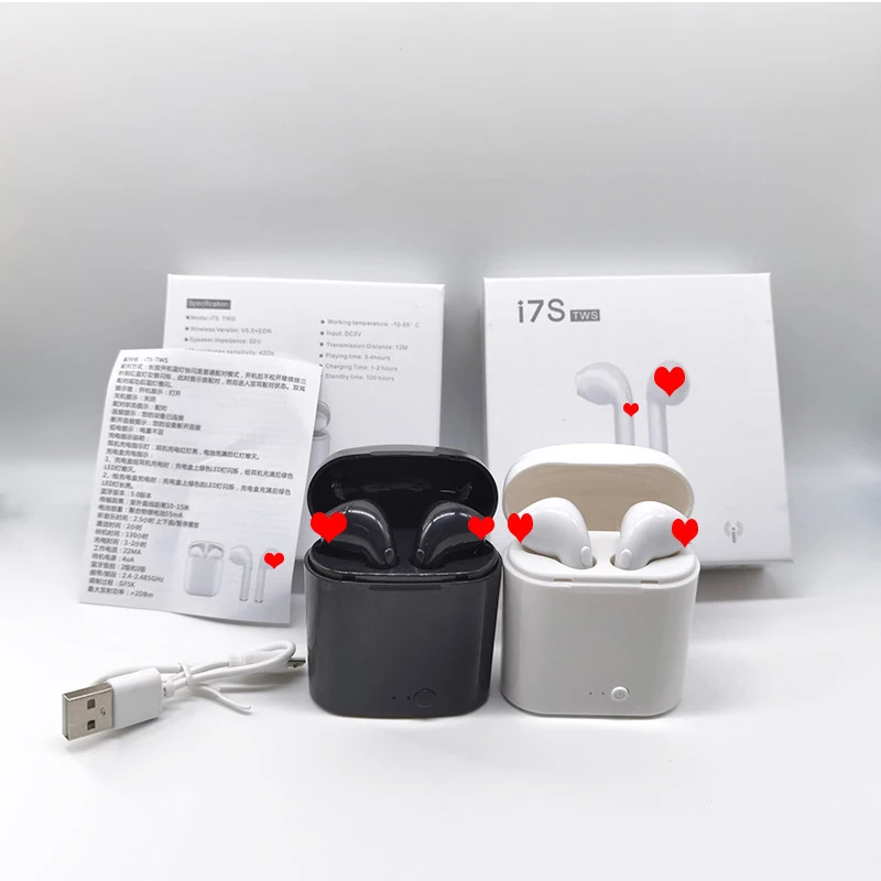 

Wholesale i7 wireless earphone Tws In Ear Mini Wireless Earbuds Earphones On Sale, Picture showed