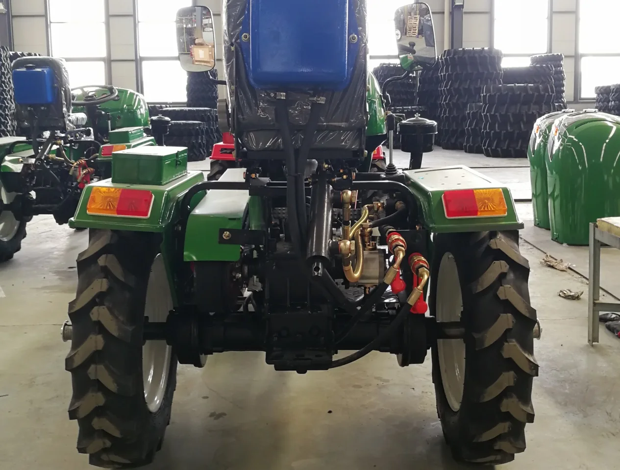 12 horse power mini tractor used in greenhouse