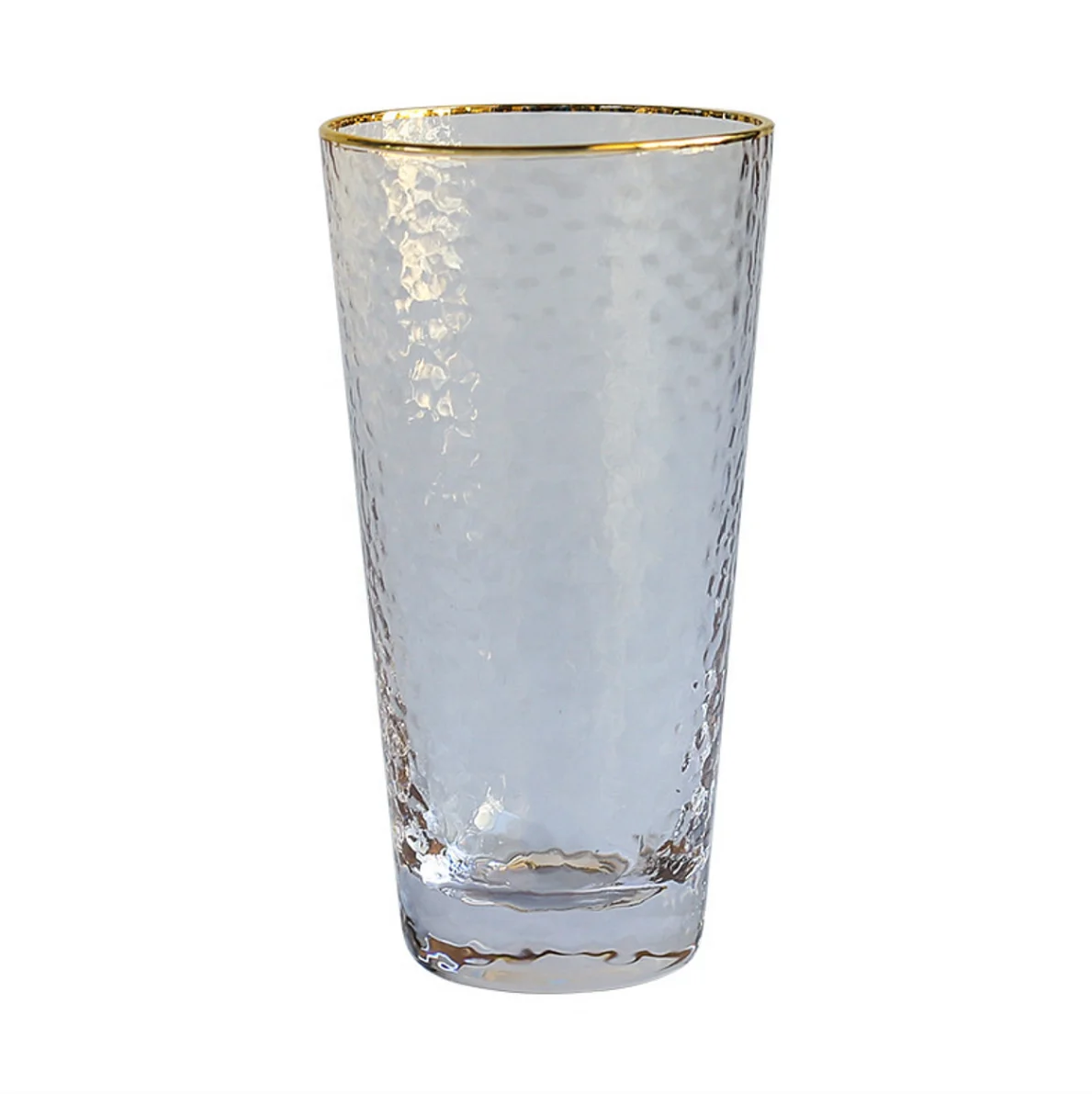 

Japanese hammered glass set colorful gold-plated heat-resistant high-temperature creative teacup