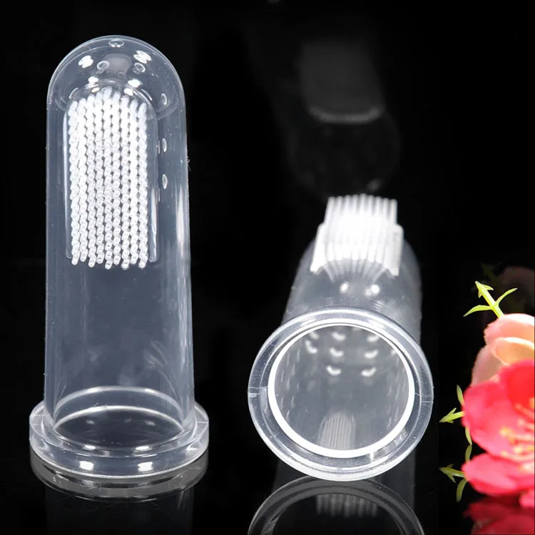 

Best selling dog tooth cleaning fingersilicone toothbrush