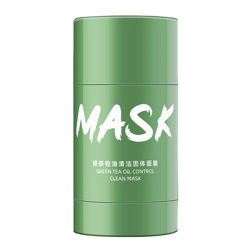 

HXY OEM ODM Private Label Product Line 40G Acne Treatment Refreshing Mask Stick Deep Cleansing Oil Control Green Tea Mask