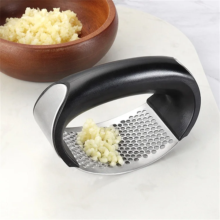 

Kitchen Accessories Tool Mincing Garlic Crusher Stainless Steel Garlic Press Shredder Garlic Mincer Chopping Cutter