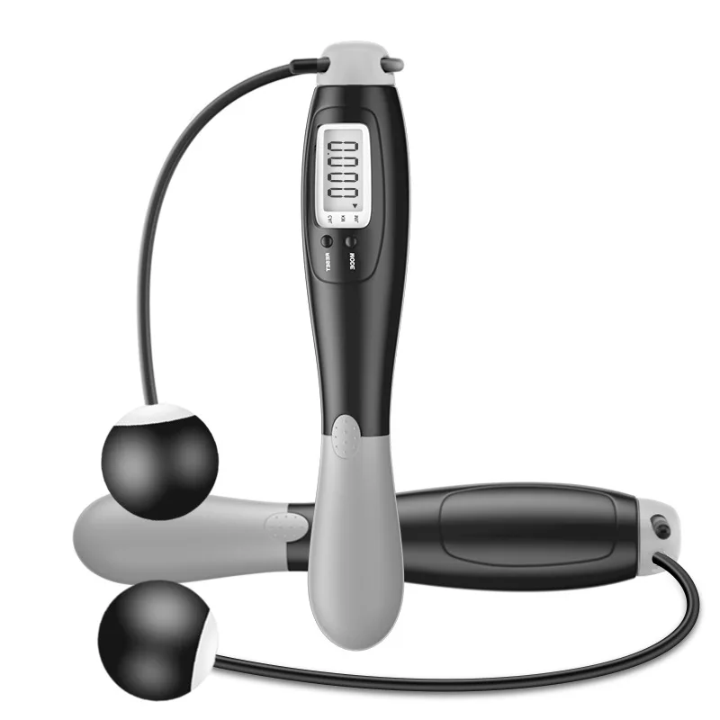 

profession Antiskid handle weighted ropeless jump rope with Electronic Counting