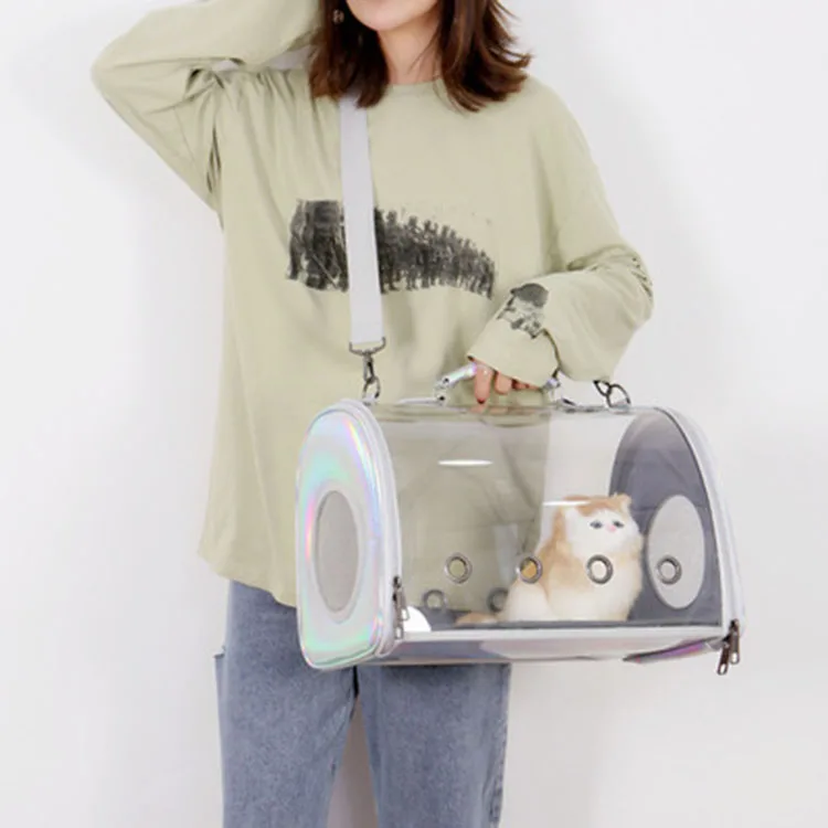 

Space Pet Handbag Astronaut Space Transparent Bubble Capsule Travel Pet Carrier Handbag Dog Cat Tote Bag For Cat Pet