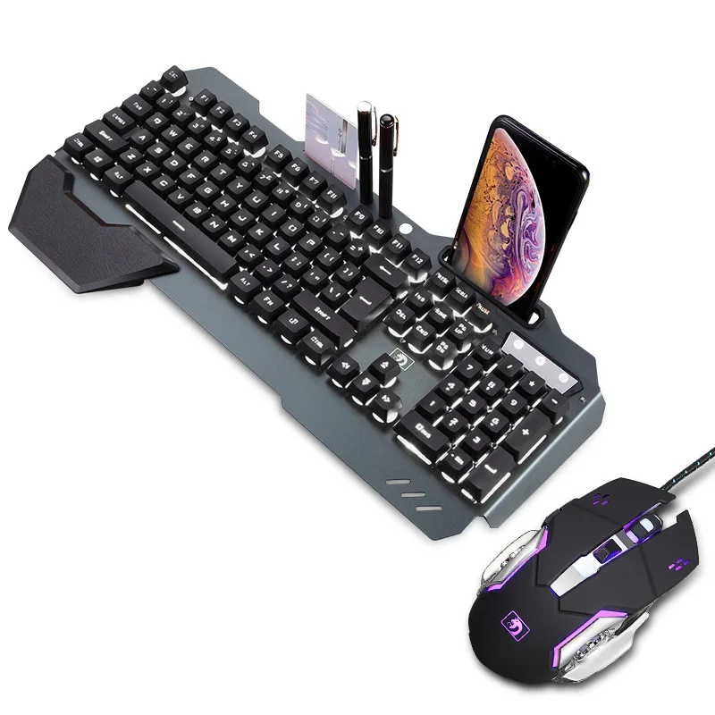 

Travelcool High Quality Wired Mechanical Keyboard Gaming Computer Backlit Keyboard and Mouse Set for Computer
