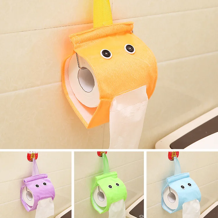 

Colorful paper towel pumping elf cute cloth roll paper pumping lazy tissue box storage tissue cover paper towel tube