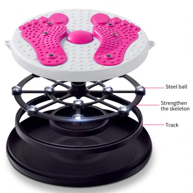 

reflexology magnets aerobic rotating sports H0Q8x wobble balance board