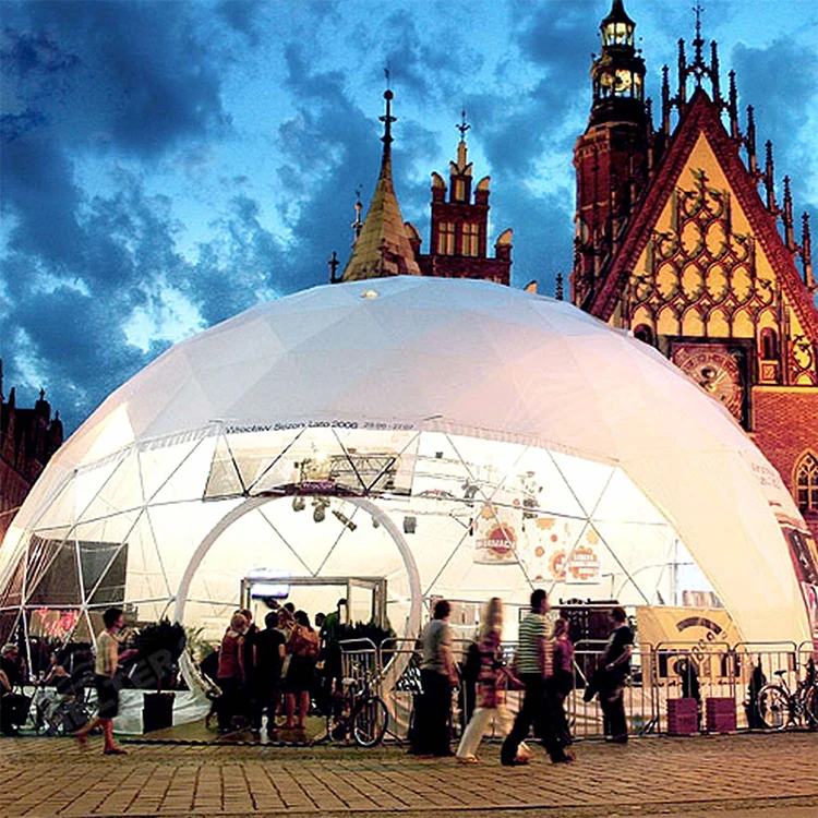 

geodesic dome circus tent screen house room outdoor camping tent geodome with bathroom dome pre fababricated homes, Customized color