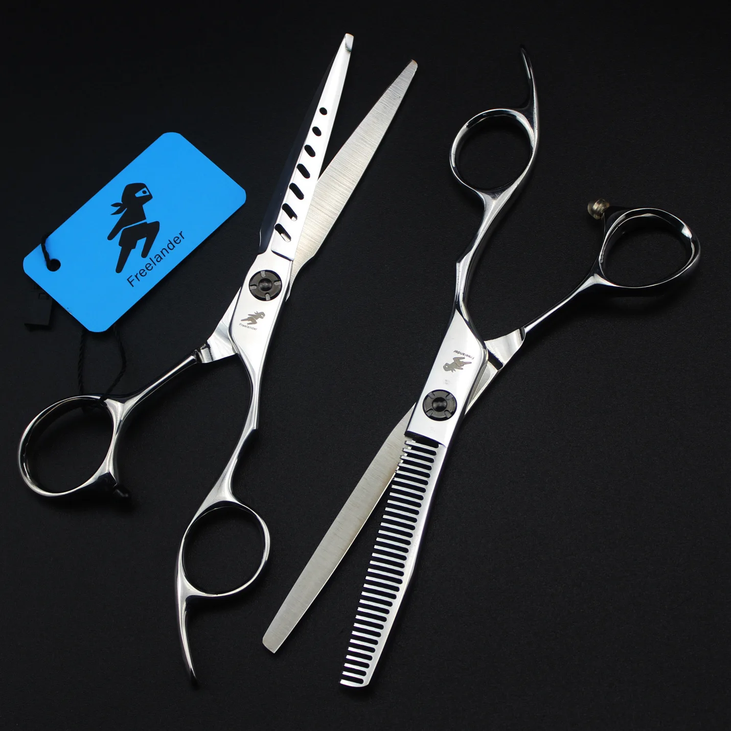 

Quality best price 6.0-inch hairdresser for haircut flat thin scissors
