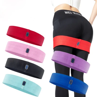 

custom hip resistance exercise band hip band circle, Black, red, blue