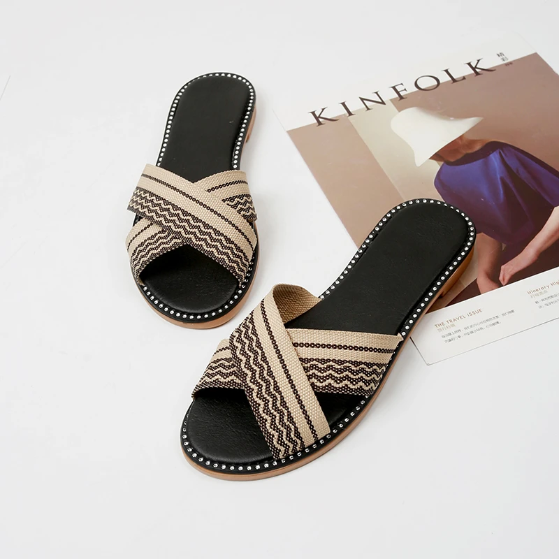 

women slides custom logo ladies shoes slipper woman slippers 2021