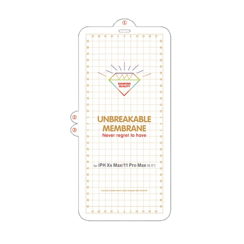 

Unbreakable Membrane TPU Soft Screen Protector With Retail Package For iPhone 13 12 11 Pro XS MAX XR7 8 Hydrogel Protective Film