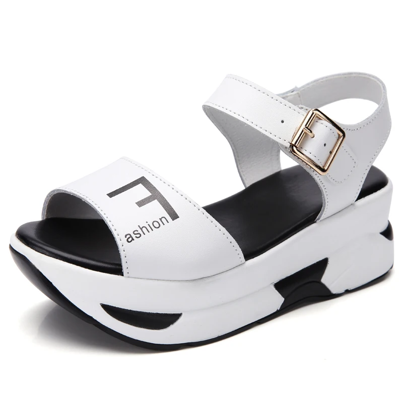 

Women's summer style chunky platform sandals