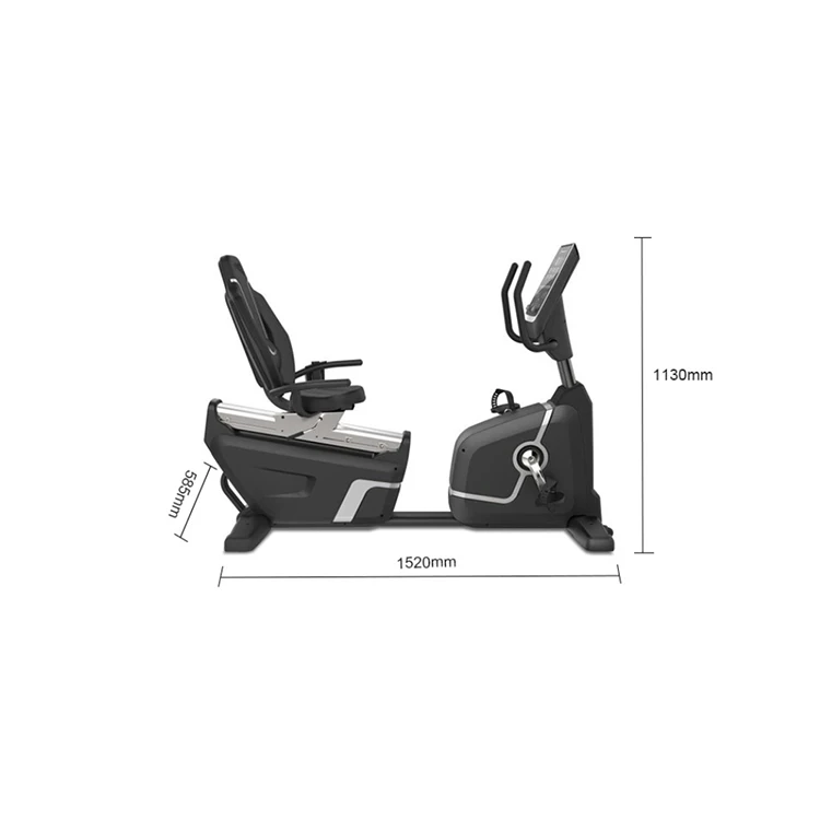 

China Manufacture Commercial Exercise Recumbent Fitness Bike, Factory Price Gym Trainer Exercise Recumbent Bicycle