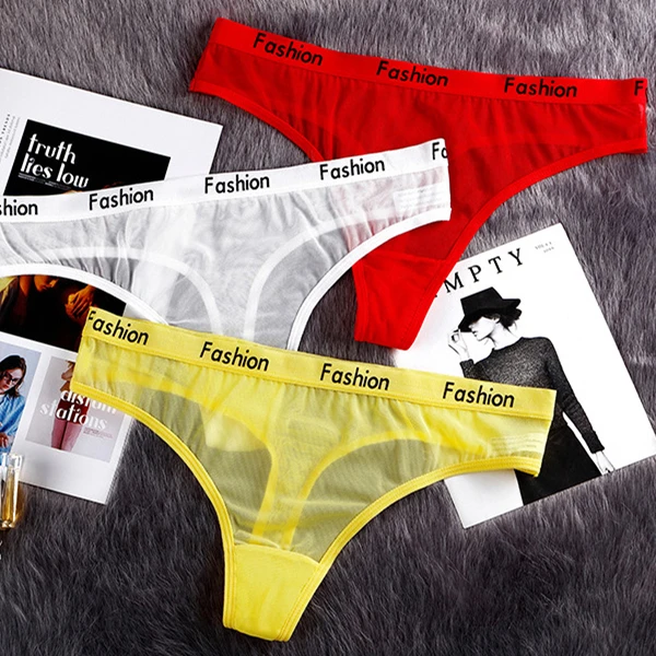 

Hot Sale Thongs Sport Undergarments Seamless G string Spandex Nylon Women's Underwear T-back Thong Panties