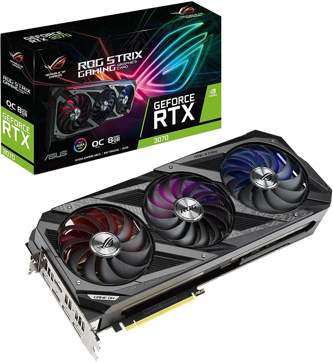 

In stock mining full hash rate new original RTX GEFORCE ASU ROG 3070 8G 59M Graphics card