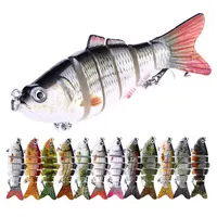 

Hot Sale Pescaria 4" Minnow 10CM 18G Fishing Lure Multi-section Bait for Fishing Tackle Japan jointed lure saltwater