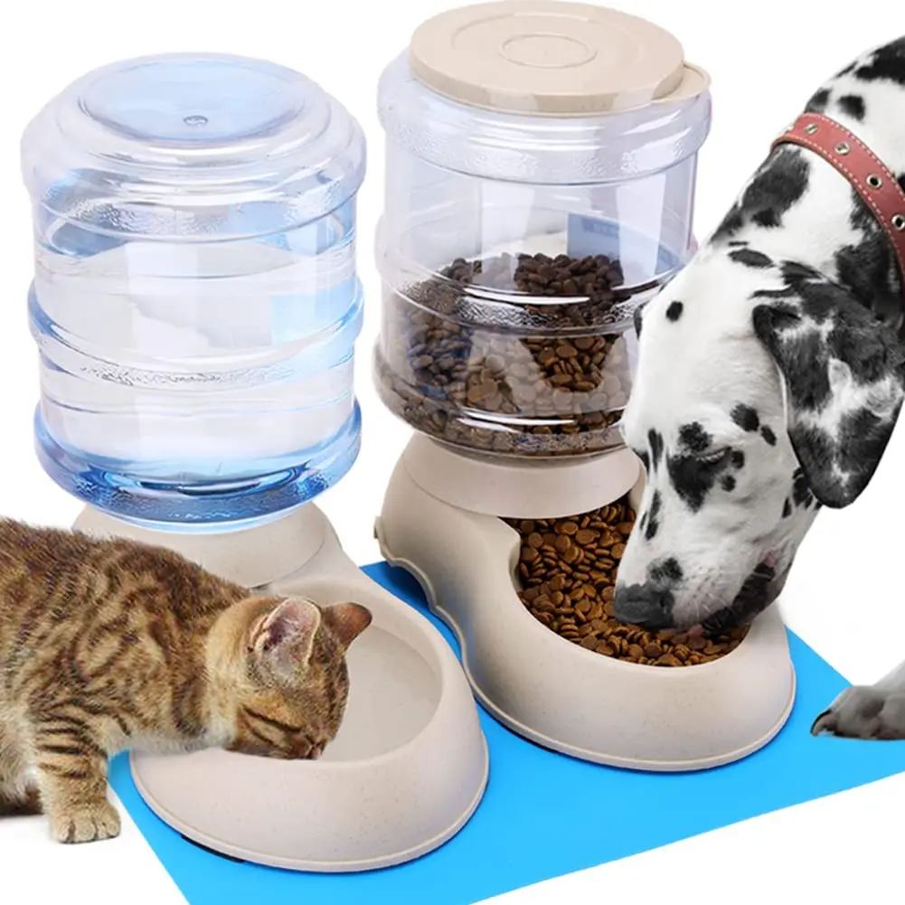 

Luxury Smart Automatic Pet Dog Cat Food Water Dispenser Bottle Bowl Pet Feeder Alimentador de mascotas