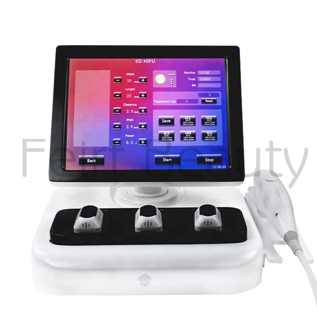 

Factory price 2 IN 1 Hifu 4d 5d 6d machine 12 lines hifu korea face lifting skin firming wrinkle removal beauty device 2021