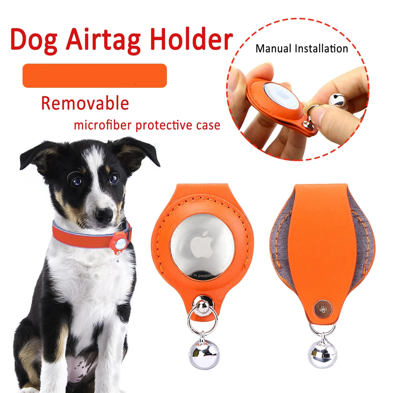 

Wholesale Airtag Case Protective Airtag Dog Collar Holder Fit for Dog Airtag Holder