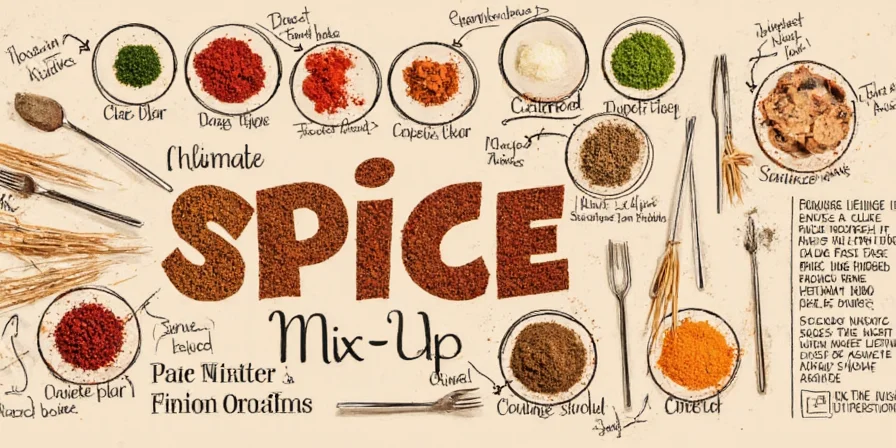Spice pairing chart illustration