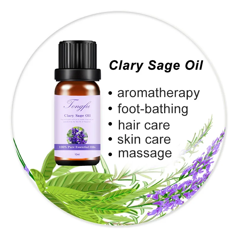 

Therapeutic Grade 100% Pure Clary Sage Oil Natural Organic Clary Sage Essential Oil For Massage Aromatherapy Diffuser
