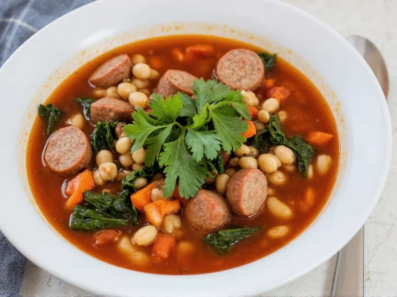 kale cannellini bean sausage soup