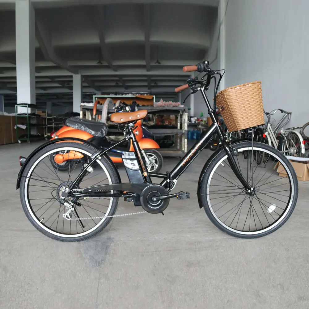 

Electric Bicycle 26 Inch Fat Tire 250w Ebike 24v Electric Bike 6 Speeds