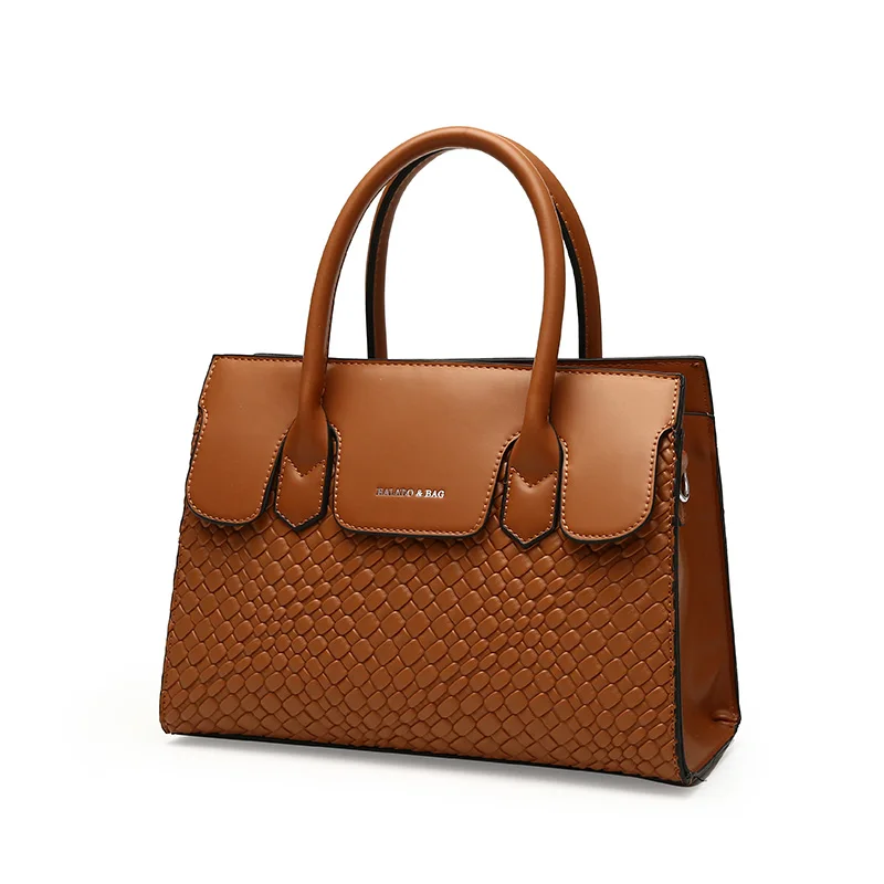 

New model pu leather emboss purses and ladies handbags trendy women hand bags 2024