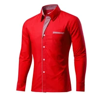 

Hot sale men's shirt boutique 11 color long sleeve latest new model shirts for men