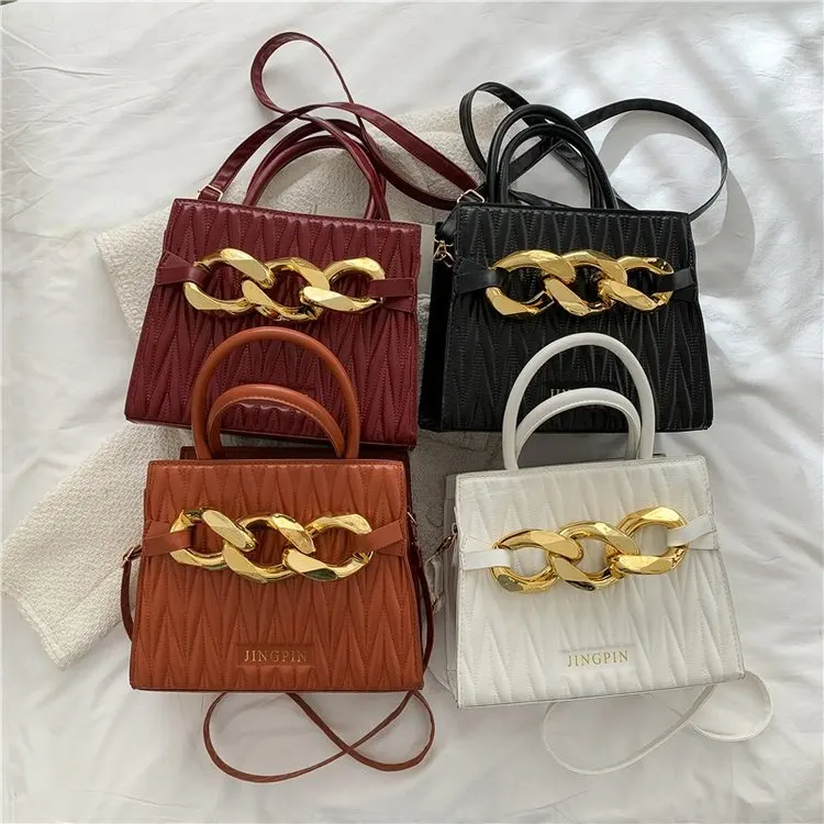 

Wholesale purses and handbags 2022 designer new women hand bags fashion big chain casual versatile ladies shoulder Messenger Bag, Customizable