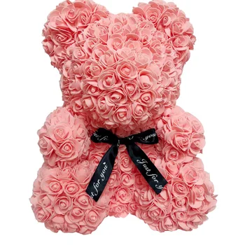 preserved rose teddy bear