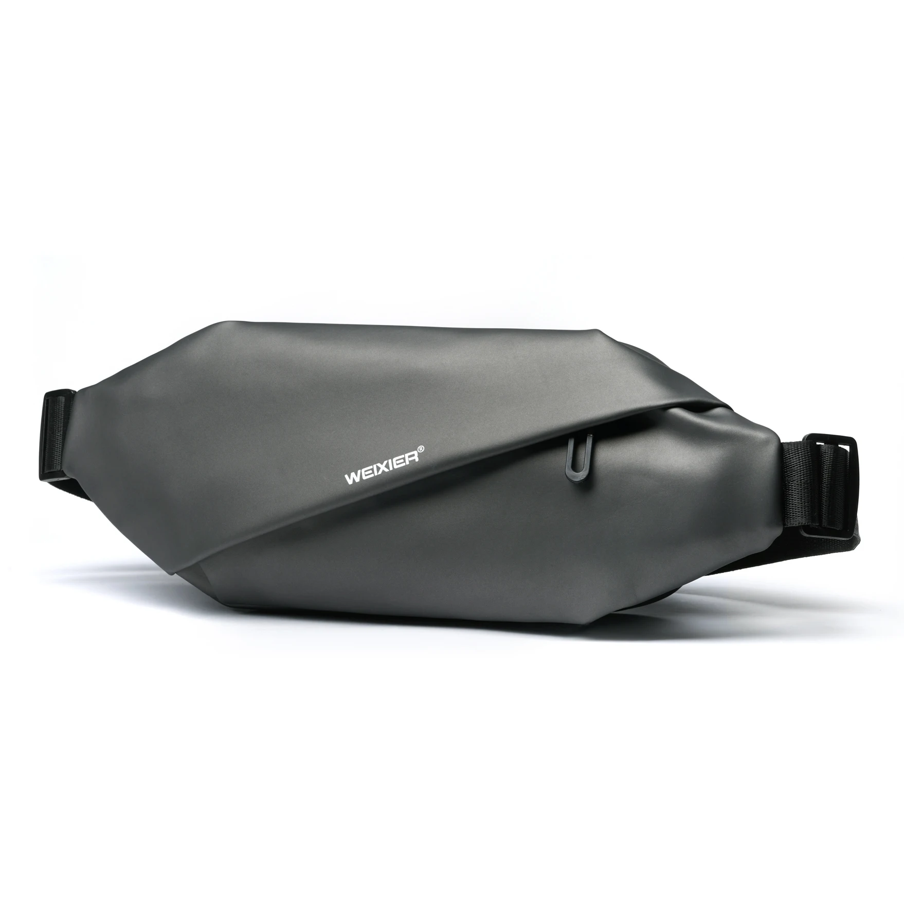 

New multifunctional sports leisure chest bag men's shoulder bag practical large capacity sports waist bag, Black. dark grey