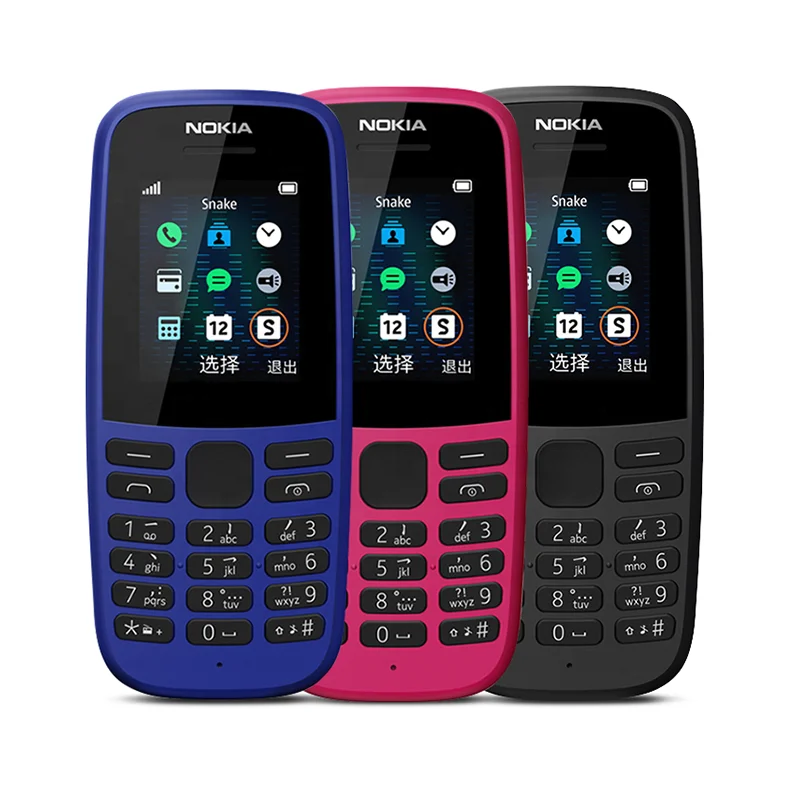 

For Nokia 105(2019) Cell Phone Single SIM Card FM Radio Good Quality Unlocked Mobile Phones