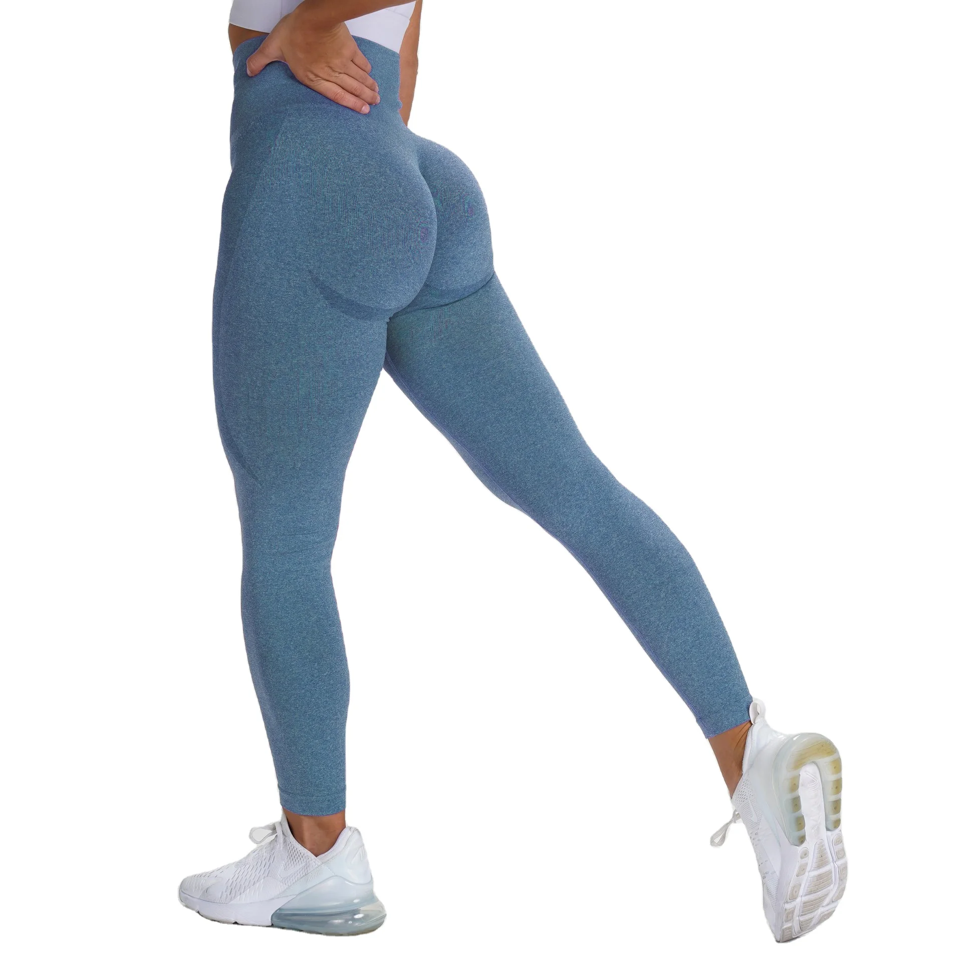 

Hot Sale Good Quality Workout High Waist Squat Proof Seamless Leggings Women, 14 colors