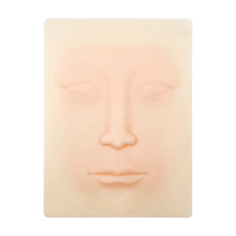 

High Quality 3D Silicone Tattoo Practice Skin Training Microshading PMU Face Eye Lip Synthetic Skin For Tattoo Beginner Cosmetic, Skin color