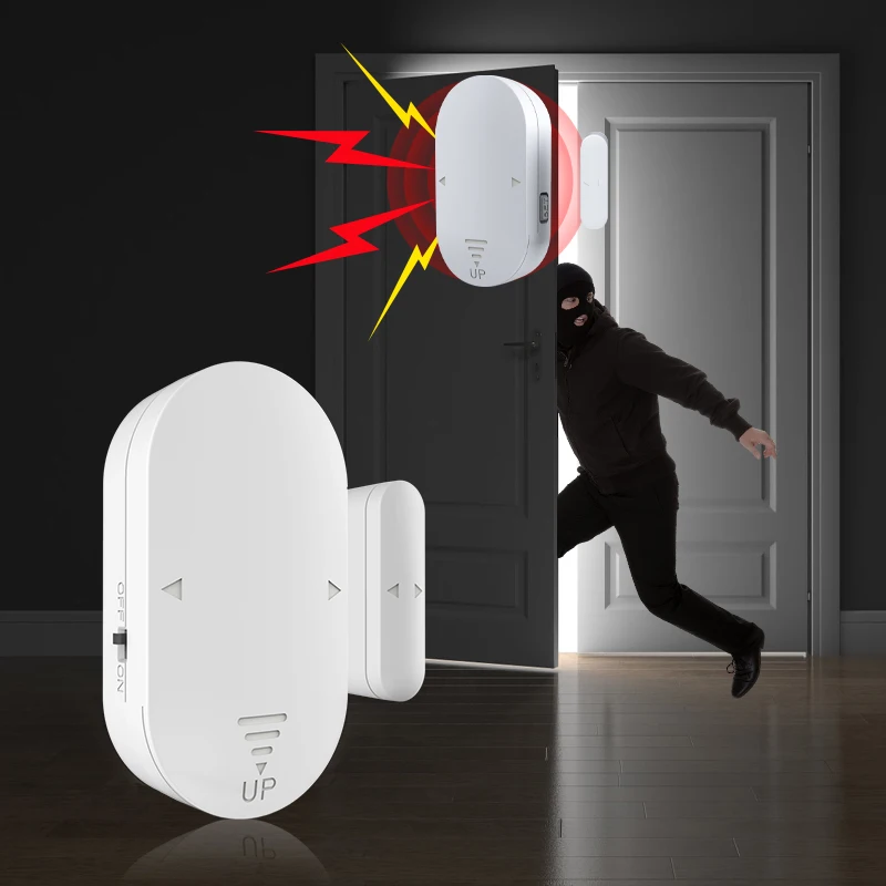 

Anti Theft Entry Siren Window And Door Magnetic Alarm Universal Wireless Home Security Alarm Systems For Homes