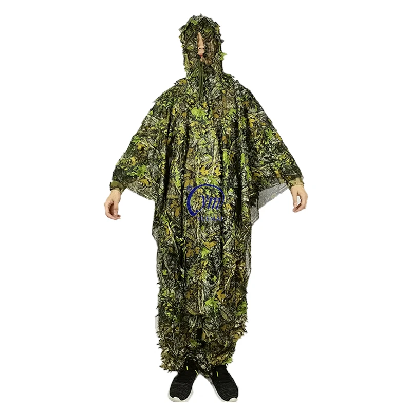 

Hunting 3D Maple Leaf Clothes Yowie sniper Cloak Dress Ghillie Suit, Woodland(jungle)