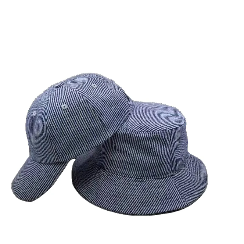 

Modern classic packaging can be customized men's father hat striped solid color fisherman hat customization