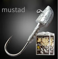 

1oz round bullet Saltwater lure bass fishing mustad jig head