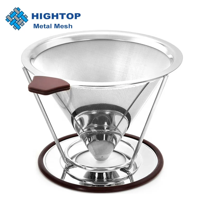 Stainless Steel Pour Metal Coffee Dripper Reusable Cone Filter For Chemex,Carafes And Other Coffee Makers - Buy Reusable Cone Filter,Stainless Steel Coffee Dripper,Pour Over Coffee Filter Product on Alibaba.com