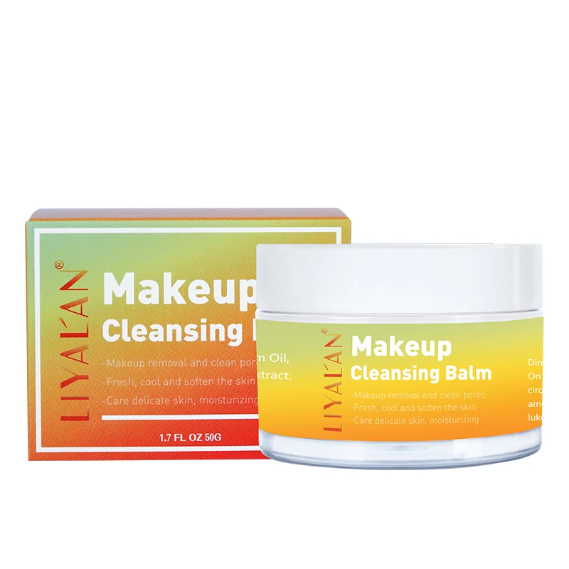 

OEM/ODM Private Label Natural Organic Vegan Makeup Remover Oil Control Cleansing Balm For Face Cleansing, Custom color